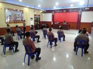 13 Perwira di Sambut Kapolres Gowa