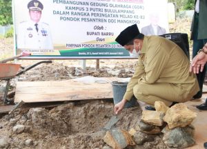 Pembangunan GOR Wujudkan Impian Santri, Ini Kata Bupati Barru