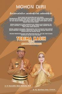 Masa Jabatan Berakhir, Wabup Barru Ucap Pamit