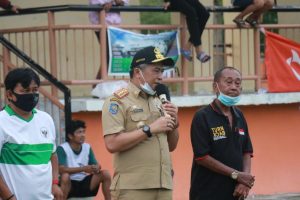 Dihadapan Peserta Pra Porda Barru, Abustan Berpesan Untuk Terus Memperkuat Kerjasama Tim