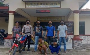 Nyolong Motor di Desa Garessi, 4 Orang Pelaku Diringkus Polisi