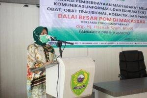 Waspadai Penggunaan Obat dan Makanan, Hasnah Syam Berikan Arahan ke Warga Barru