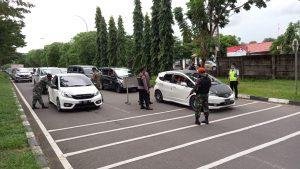 Bom Bunuh Diri, TNI-Polri Pantau Area Masuk Tolgate Bandara Internasional Sultan Hasanuddin