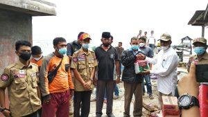 Peduli, Wakil Bupati Barru Kunjungi Lokasi Angin Kencang Di Desa Pancana