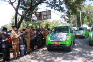 7000 Paket Logistik Baznas, Dilepas Bupati Barru