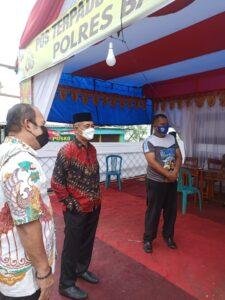 Aska Mappe Kunjungi Posko Butung, Ini Pesannya