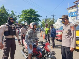 Tekan Penyebaran Covid-19, Tim Siaga Polres Gowa Gelar Operasi Yustisi