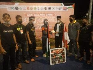 Spiderman, Kapolsek, Bersama Komunitas Tanete Rilau Galang Dana Peduli Palestine