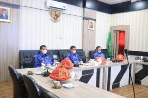 Bupati Dan Wakil Bupati Barru Ikuti Rakornas Wasin 2021,Begini Arahan Presiden