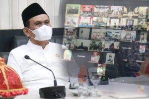 Lewat Virtual, Jajaran Pemkab Barru Ikuti Pembukaan STQH ke XXXII Di Kabupaten Sidrap