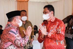 Bupati Suardi Saleh Hadiri Pisah Sambut Pejabat Adminstrator Kantor Pertanahan Barru