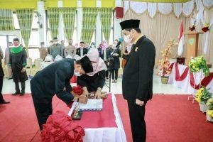 Bupati Barru Lantik BPD se-Kecamatan Pujananting