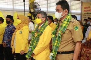 Bupati Suardi Saleh Hadiri Musda X Golkar Kabupaten Barru