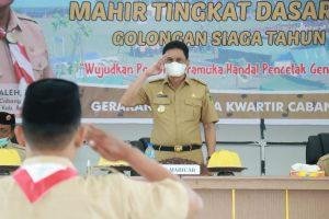 Bupati Barru Buka KMD dan Penyamatan Peserta Gerakan Pramuka