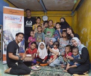 Milad 1 Tahun, Crew Matajurnalisnews berbagi ‘Bahagia’ Dengan Anak Yatim
