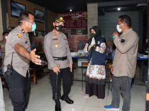 Kapolres Barru Pantau Pelaksanaan Vaksinasi Mobile Di Kecamatan Tanete Riaja