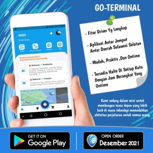 Aplikasi Antar Jemput, Go-Terminal Hadir di Kota Makassar