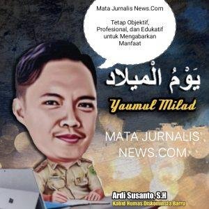 Milad Pertama Mata Jurnalis, Kabid Humas Barru Salut Caranya Bersyukur
