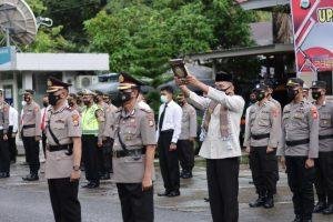 Kapolres Barru Pimpin Sertijab Wakapolres, Ini Amanatnya