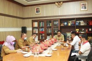 Audience, Bupati Suardi Saleh Beri Motivasi Bagi KONI Barru 2021-2025