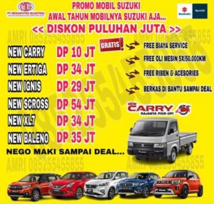 Ayo Tunggu Apa Lagi Pick-Up Suzuki Hanya DP 10 Juta