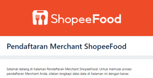 9 Langkah Cara Daftar Shopee Food Merchant