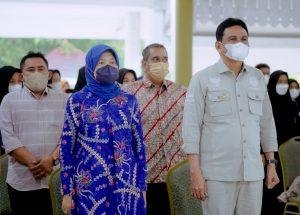 Bupati Barru Bersama Hasna Syam Membuka Musrembang Anak di Baruga Singkeru Adae