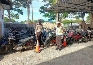 Jaga Keamanan dan Kenyamanan di Bulan Ramadan, Sat Lantas Polres Barru Amankan Puluhan Kendaraan