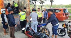 Kembali, Sat Lantas Polres Barru Amankan 7 Unit Motor di Cilellang