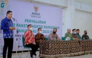 Berkah Ramadan, Bupati Barru Lepas Penyaluran 7000 Paket Logistik Dari BAZNAS