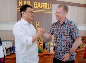 Kunker Direktur Democratic Resilience Governance (DRG) USAID MADANI, Walter Doetsch di Kabupaten Barru