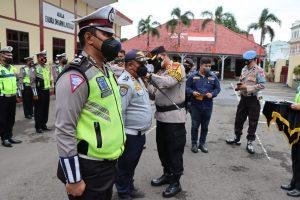 Operasi Patuh 2022, Polres Gowa Gelar Upacara Gelar Pasukan