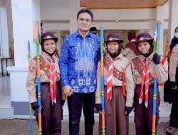 Bupati Barru Melepas Dengan Penuh Kontingen Jambore Tingkat Penggalang Dengan Penuh Apresiasi