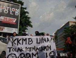 KKMB UINAM Turun ke Jalan, Tolak Kenaikan BBM Naik