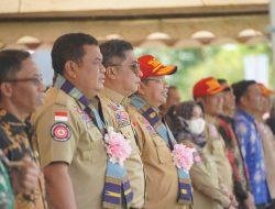 Pengukuhan Kampung Siaga Bencana Kabupaten Barru  Bersama Direktur Perlindungan Sosial Kementrian Sosial