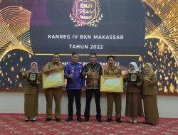Salut, Barru Raih 2 Penghargaan BKN Award 2022
