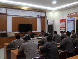 Jelang Kunjungan Kapolda Sulsel, Kapolres Sidrap Pimpin Rapat Koordinasi