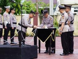 Enam Pejabat Polres Barru Berganti, AKBP Dodik Pimpin Sertijab