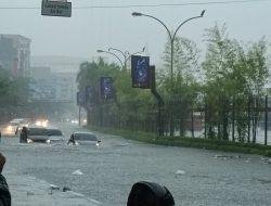 Potret Jalan Nusantara Terendam Banjir