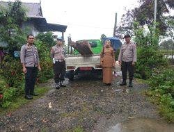 Atap Rumah Rusak Diterjang Angin Kencang, AKBP Dodik: Segera Bantu Warga