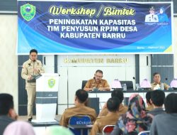 Usai Terpilih, 28 Kades Ikuti Bimtek Penyusun RPJMDes, Ini Pesan Bupati Barru