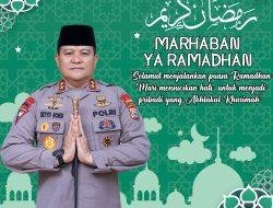 Kapolda Sulsel Irjen Pol Setyo Budi Ucap Selamat Menjalankan Ibadah Puasa Di bulan Ramadan 1444 H