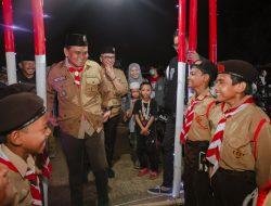 Bupati Suardi Saleh Pantau Langsung Perkemahan di Lajulo Barru, Ini Pesannya!