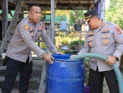 Rangkul PDAM Barru, AKBP Dodik Salurkan 12.000 Liter Air Bersih ke Warga