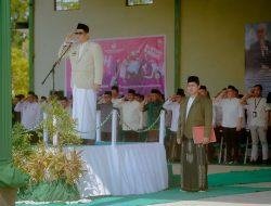 Pimpin Upacara Hari Santri Nasional, Suardi Saleh: Santri Harus Bisa Mengimbangi Perkembangan Zaman