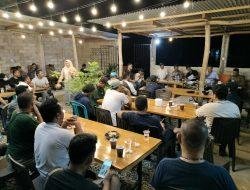 Andi Iwan Darmawan Temui Tim Roemah Djoeang Barru di Hyuna Caffe, Ini Harapannya