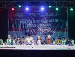 Bersama Warga Barru, Bupati Suardi Saleh Hadiri Doa Bersama dan Istigosah Akbar Untuk Palestina