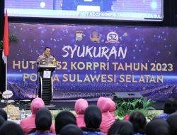 PNS Polda Sulsel Gelar Syukuran HUT Korpri Ke- 52