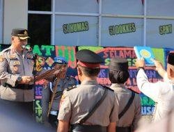 Tiga Pejabat Berganti, Polres Barru Gelar Upacara Serah Terima