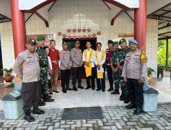 Amankan Ibadah Natal 2023, Polres Barru Terjunkan Puluhan Personel